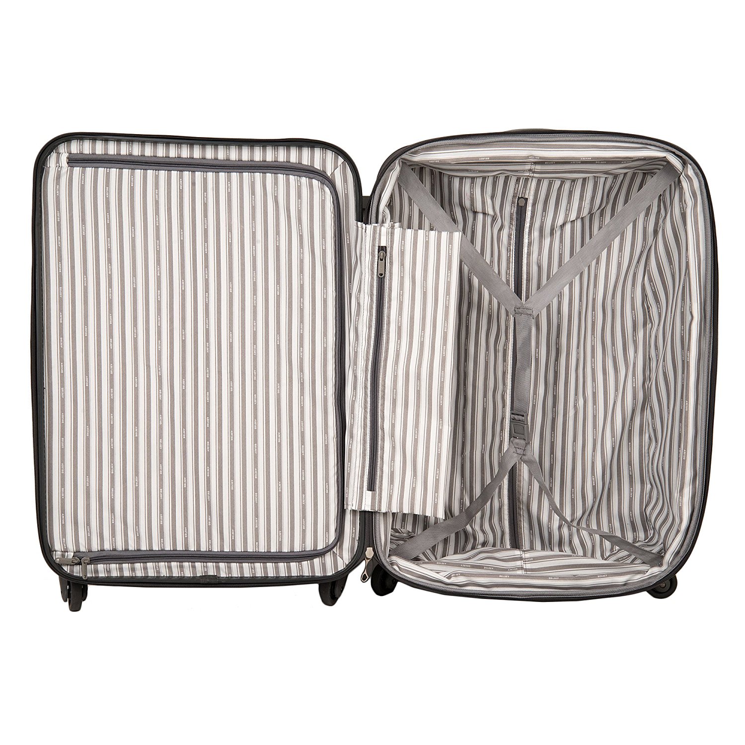 Delsey Luggage Volume Dlx Hardside 21Inch CarryOn Expandable Spinner